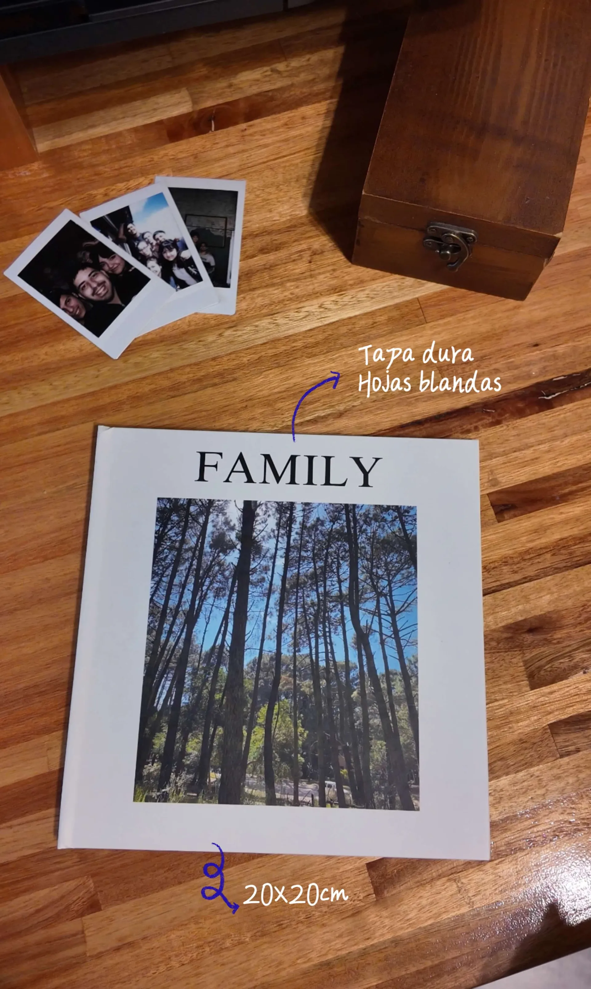 Fotolibro Hojas Blandas - CUADRADO